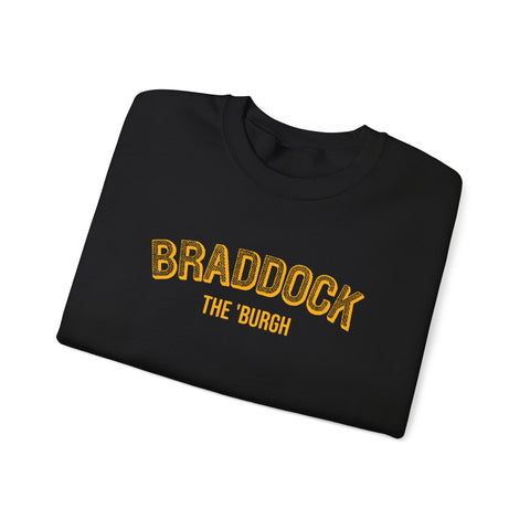 Braddock - The Burgh Neighborhood Series - - Unisex Heavy Blend™ Sweatshirt Sweatshirt Printify   