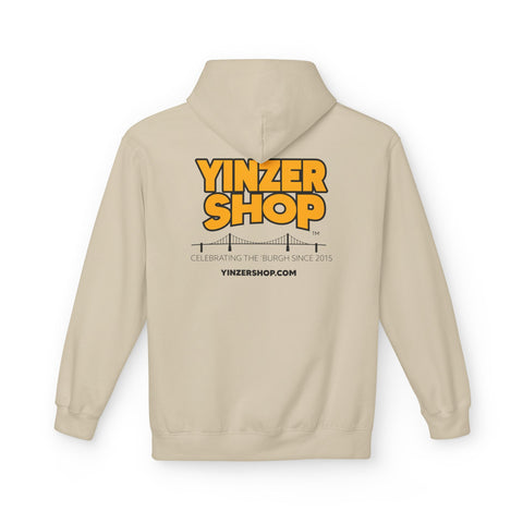 YinzerShop Serving Since 2015 - Print on back - Gildan SF500 Unisex Midweight Softstyle Fleece Hoodie Hoodie Printify