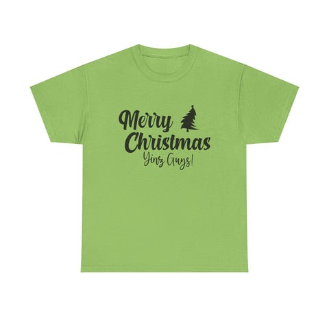 Merry Christmas Yinz! - Unisex Heavy Cotton Tee