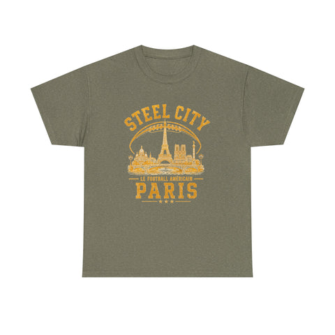 Pittsburgh Steel City Paris 2026 - Unisex Heavy Cotton Tee