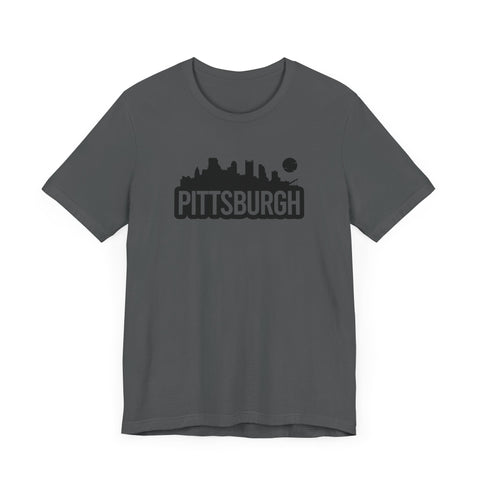 Pittsburgh Bold Skyline T-Shirt  - Unisex bella+canvas 3001 T-Shirt Printify   