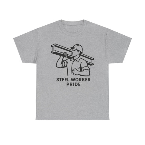 Pittsburgh Steel Worker Pride - Unisex Heavy Cotton Tee