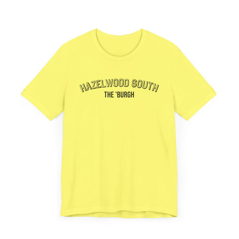 Hazelwood South  - The Burgh Neighborhood Series - Unisex Jersey Short Sleeve Tee T-Shirt Printify   