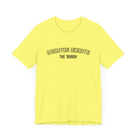 Brighton Heights  - The Burgh Neighborhood Series - Unisex Jersey Short Sleeve Tee