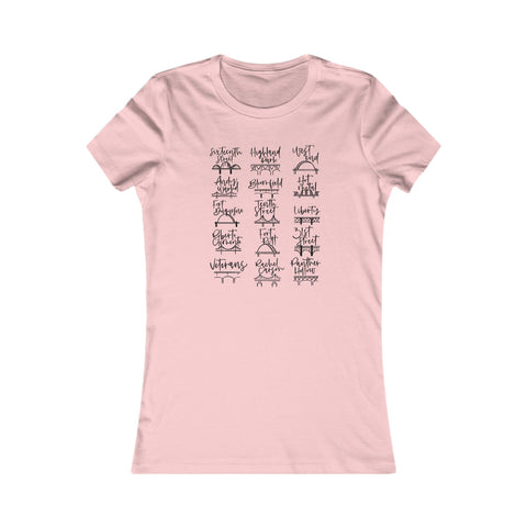 Pittsburgh Bridges Doodle - Women's Favorite Tee