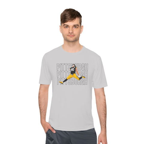 Pittsburgh Victory Jump - Sport-Tek Unisex Moisture Wicking Tee