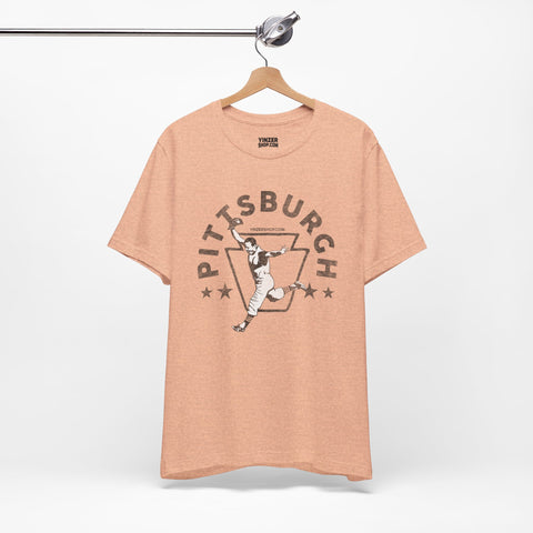 Pittsburgh Legendary Baseball Walk Off Home Run - Short Sleeve Tee T-Shirt Printify   