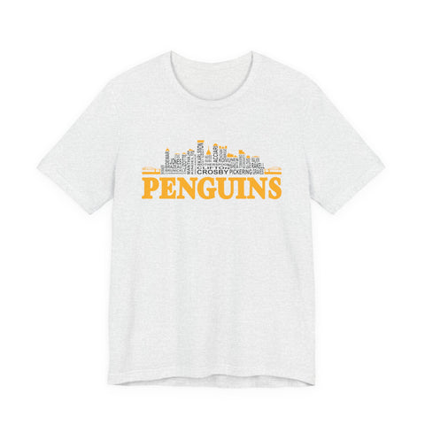 Pittsburgh Penguins City Roster - Unisex Jersey Short Sleeve Tee