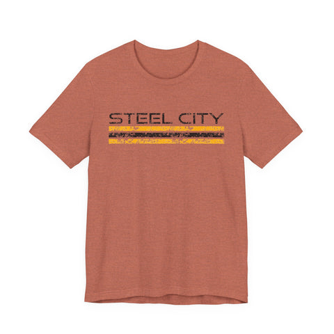 Vintage Steel City - Unisex Jersey Short Sleeve Tee