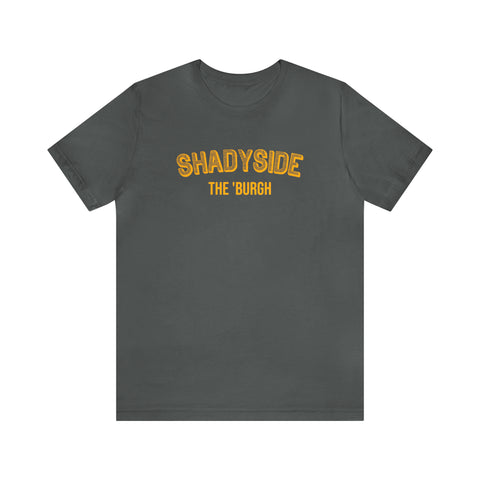 Shadyside - The Burgh Neighborhood Series - Unisex Jersey Short Sleeve Tee T-Shirt Printify Asphalt 3XL 