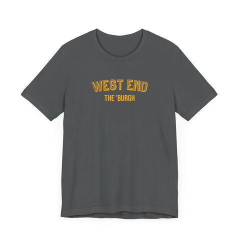 West End - The Burgh Neighborhood Series - Unisex Jersey Short Sleeve Tee