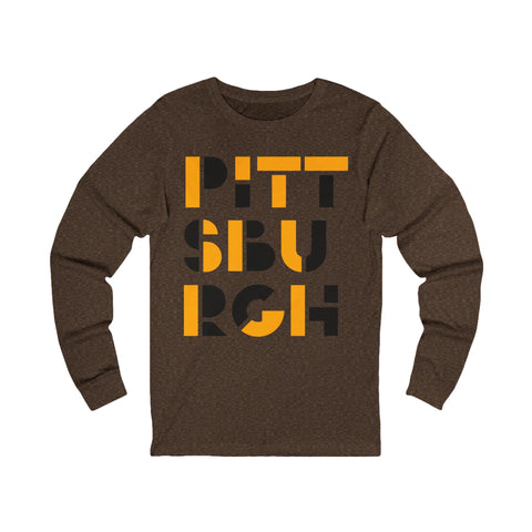 Pittsburgh City Art - Unisex Long Sleeve Tee