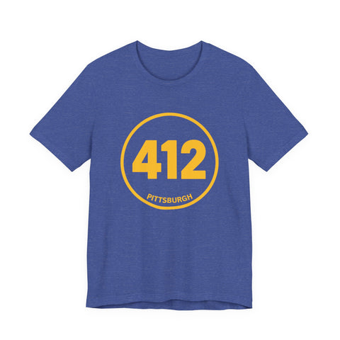 412 Stamp - Unisex Jersey Short Sleeve Tee