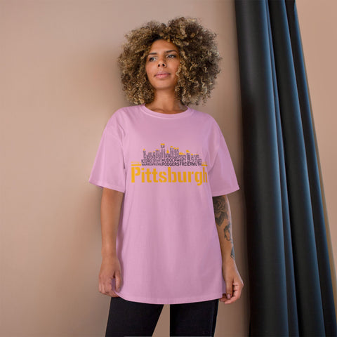 Pittsburgh Football Team Names - Champion T-Shirt