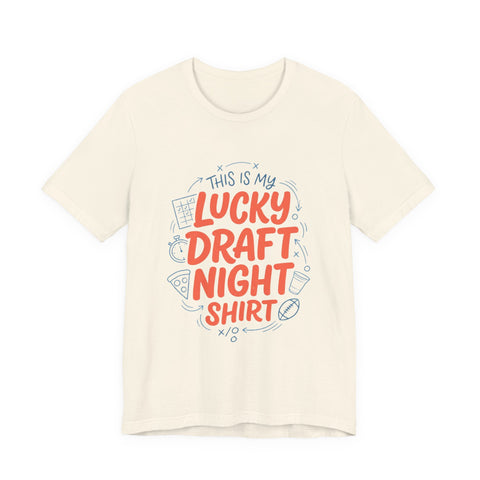 Lucky Draft Night Tee | Fantasy Football Draft Shirt, Draft Night Humor