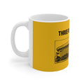 Three Rivers Stadium - 1970 - Retro Schematic - Pittsburgh Coffee Ceramic Mug 11oz Mug Printify   