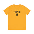 Yinzer AF - Short Sleeve Tee T-Shirt Printify Gold S 