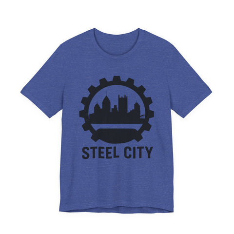 Steel City Gear Skyline - Unisex Jersey Short Sleeve Tee
