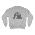 Pittsburgh Glass Building - Champion Crewneck Sweatshirt Sweatshirt Printify Light Steel S 