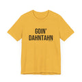 Pittsburgh Goin' Dahntahn Short Sleeve T-Shirt T-Shirt Printify Heather Yellow Gold S