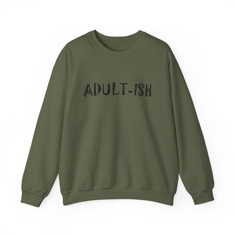 Adult-ish (Pittsburgh Sarcasm Series) - Heavy Blend™ Crewneck Sweatshirt
