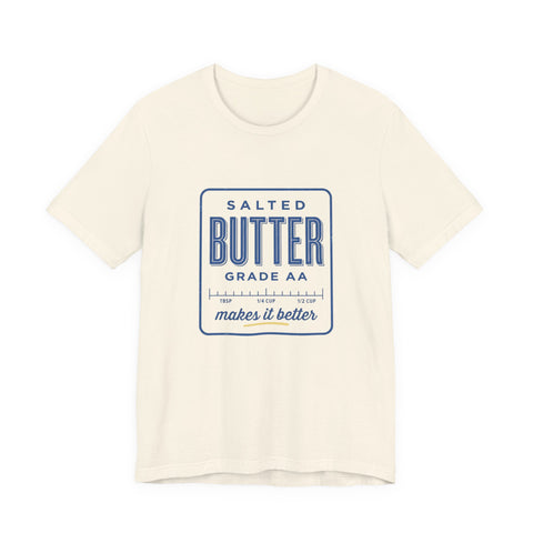 Salted Butter Label Tee | Vintage Food Graphics, Retro Diner Typography