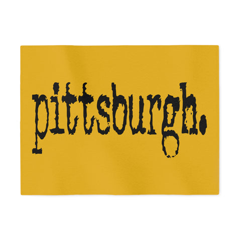 Pittsburgh Typewriter Sweatshirt Blanket