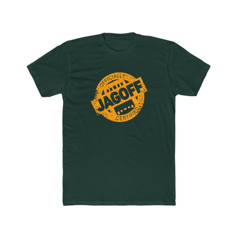 Certified Jagoff Unisex Cotton Tee T-Shirt Printify Solid Forest Green S 