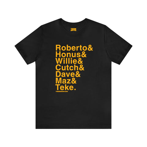 Famous Pittsburgh Pirates Ampersand  - Short Sleeve Tee T-Shirt Printify Black S 