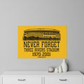 Pittsburgh Never Forget Three River Stadium - Wall Decal Wall Decal Printify 36" x 24"  