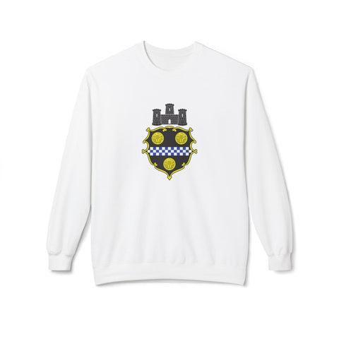 City of Pittsburgh Coat of Arms Sweatshirt - Midweight Softstyle Fleece Crewneck
