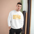 Steeler Nation - Champion Crewneck Sweatshirt Sweatshirt Printify   