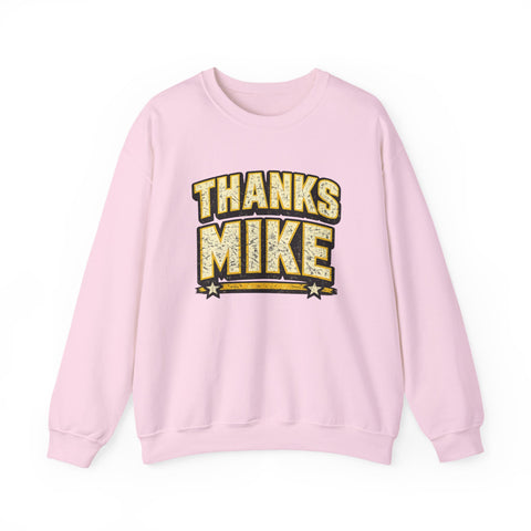 Thanks Mike Tomlin Message on a Heavy Blend™ Crewneck Sweatshirt