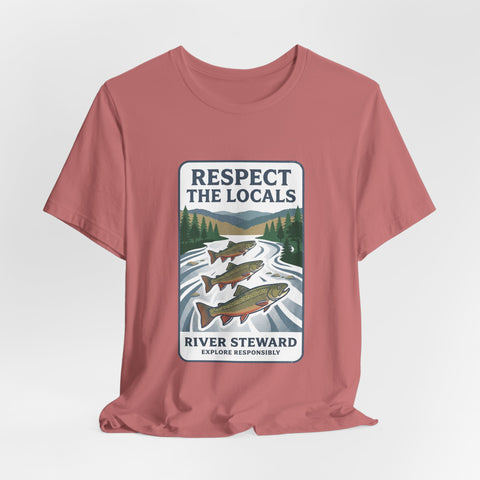 Respect the Locals River Steward Tee | Protect Our National Parks, Vintage Outdoor