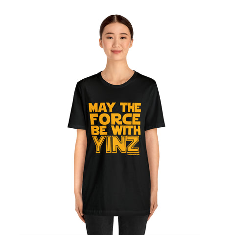 May the Force Be with Yinz - Short Sleeve Tee T-Shirt Printify   