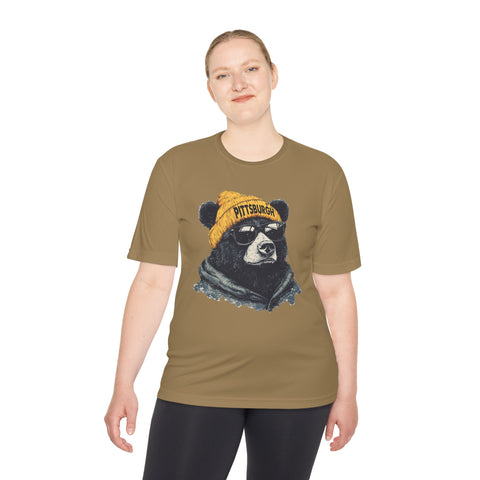 Pittsburgh Bear - Sport-Tek Unisex Moisture Wicking Tee