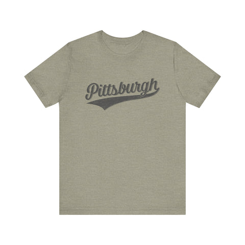 Pittsburgh Varsity Retro - Bella+Canvas 3001 T-Shirt