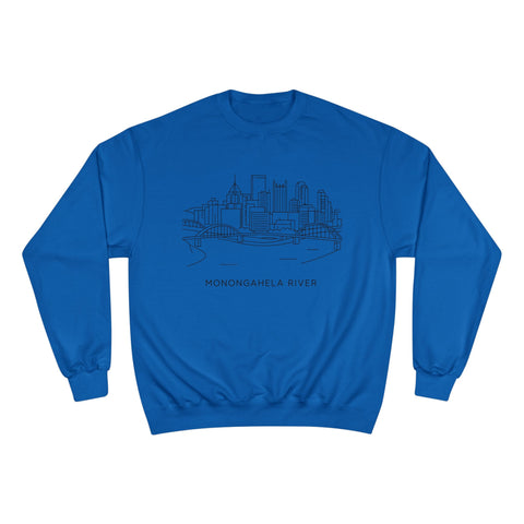 Monongahela River Skyline - Champion Sweatshirt