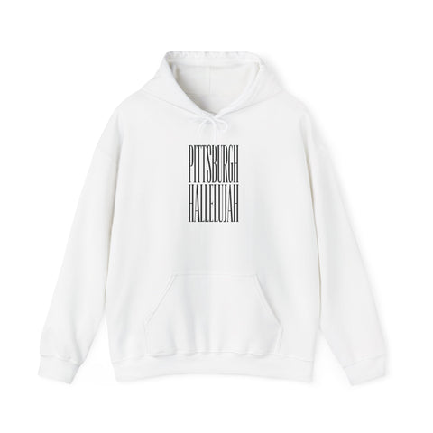 Pittsburgh Hallelujah Typography Hoodie