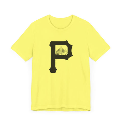 Steel Building - P for Pittsburgh Series  - Short Sleeve Shirt