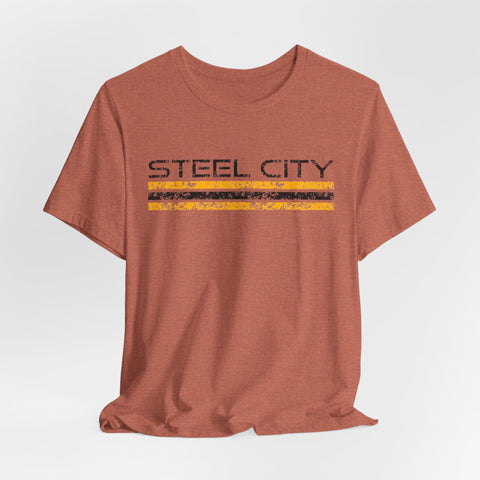 Vintage Steel City - Unisex Jersey Short Sleeve Tee