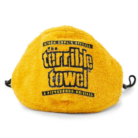 Pittsburgh Steelers Terrible Towel® Face Mask Pittsburgh Steelers Little Earth Productions