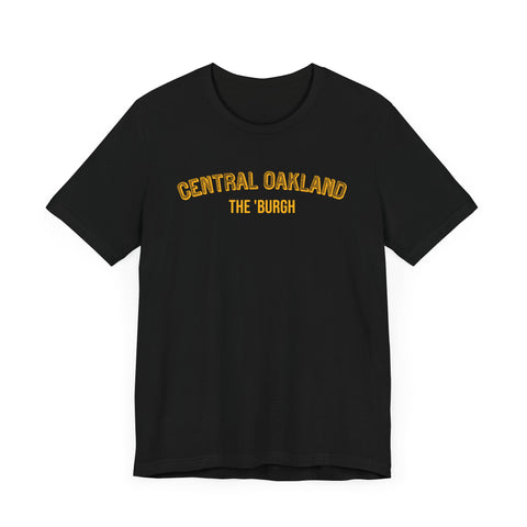 Central Oakland  - The Burgh Neighborhood Series - Unisex Jersey Short Sleeve Tee T-Shirt Printify   