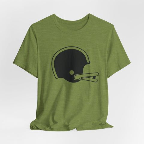 Classic Retro Football Helmet - Unisex Jersey Short Sleeve Tee