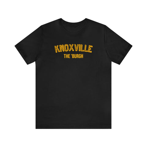 Knoxville  - The Burgh Neighborhood Series - Unisex Jersey Short Sleeve Tee T-Shirt Printify Black M 
