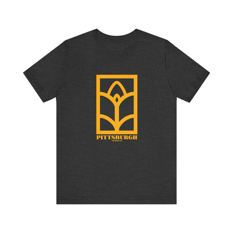 Pittsburgh Bridge Iron Motif  - Short Sleeve Shirt