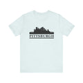 Pittsburgh Downtown Skyline Design T-Shirt  - Unisex bella+canvas 3001 T-Shirt Printify Heather Ice Blue S 