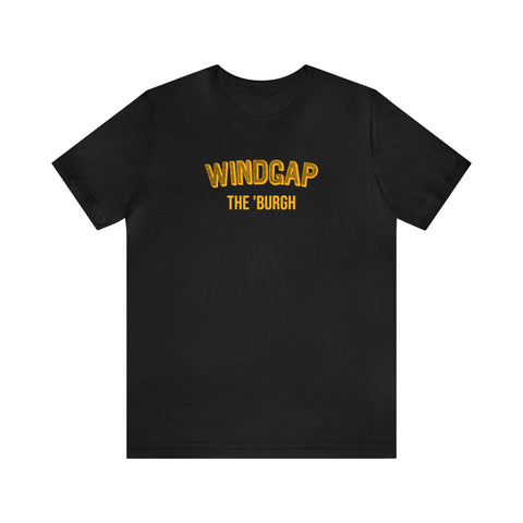 Windgap - The Burgh Neighborhood Series - Unisex Jersey Short Sleeve Tee T-Shirt Printify Black S 