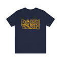 Dahntahn Map - Short Sleeve Tee T-Shirt Printify Navy XS