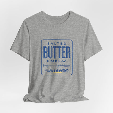 Salted Butter Label Tee | Vintage Food Graphics, Retro Diner Typography